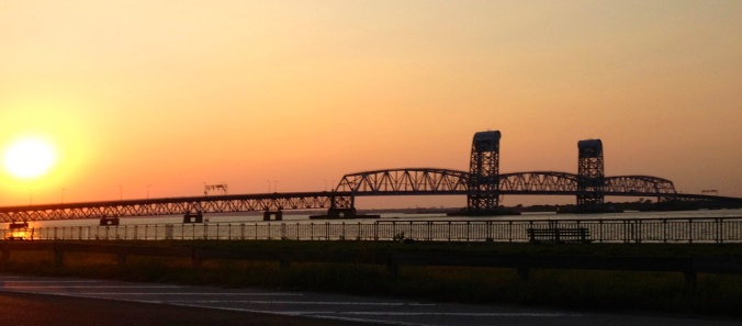 Marine Parkway Gil Hodges Memorial Bridge. From the parking lot at Riis Beach.